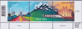 2020, Nr.1791-1791 3er-Streifen (Ceneri) postfrisch **.
