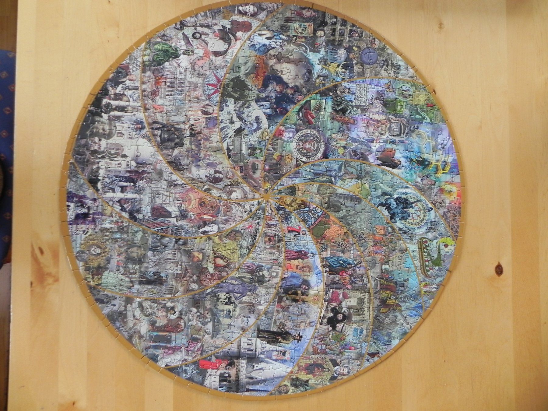 Puzzles: Puzzle rund 500 Teile Kunstmotiven – D'occasion à Stallikon par pcerny16