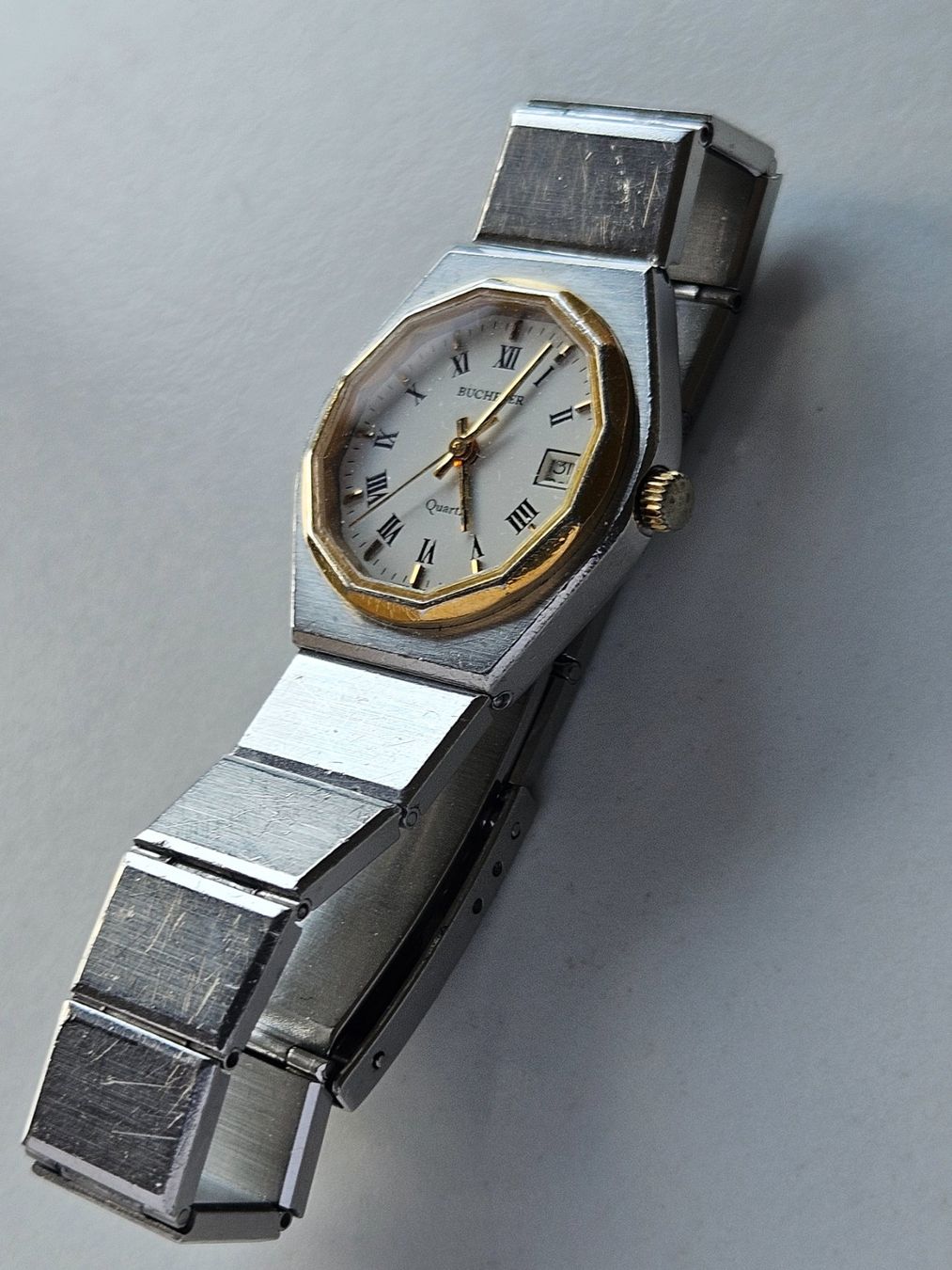 Bucherer Orologi: 558 Bucherer Date Quartz Damenuhr – Usato da Berikon venduto da mmm21 3