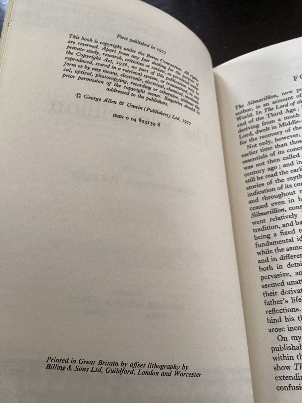 Bücher: The Silmarillion.  Tolkien. First Edition 1977 – Gebraucht aus Bursinel von don_ccb9 1