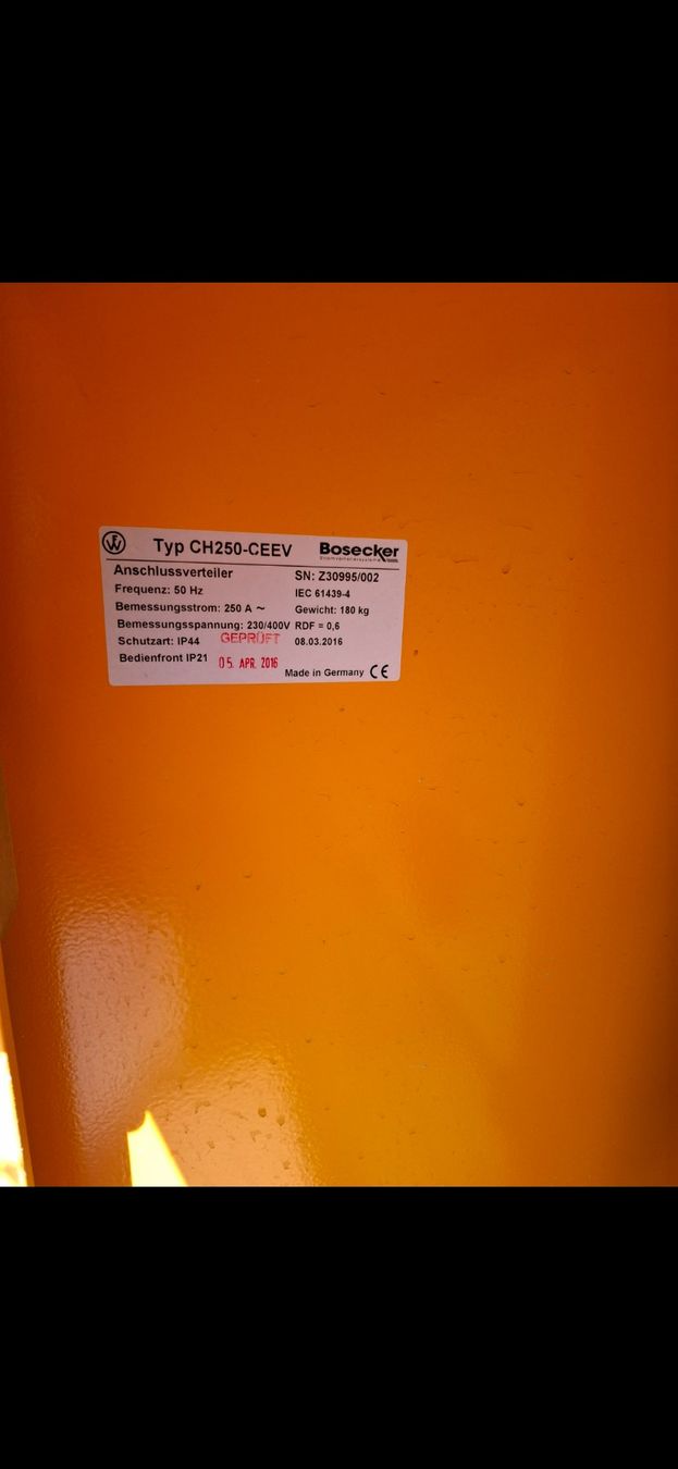 Elettrotecnica: Baustromverteiler Condecta 250A – Usato da tamins venduto da MagazinGRZH 2