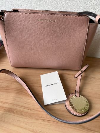 Armani Emporio Womens Nude Shoulder Sling Bag