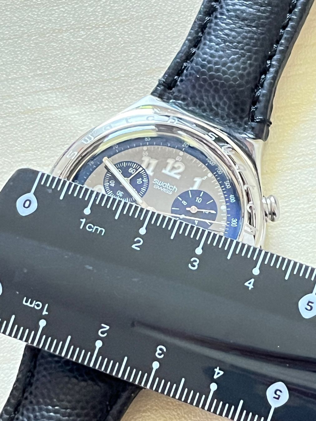 Swatch Orologi: Swatch Chronograph Uhr  mit schwarzem Led... – Usato da Grenchen venduto da chththl 4