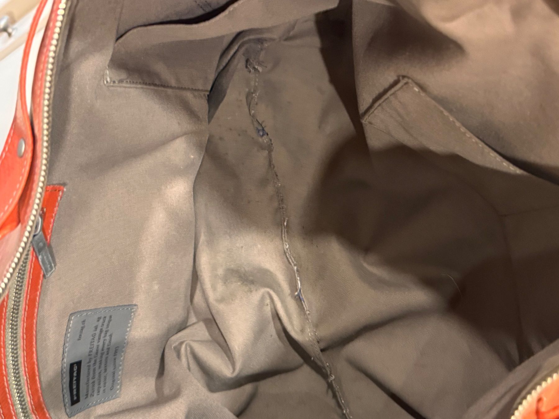 Freitag Borse: Freitag Tasche R121 Ahlgren Orange – Usato da Arsiè venduto da Marydema76 6