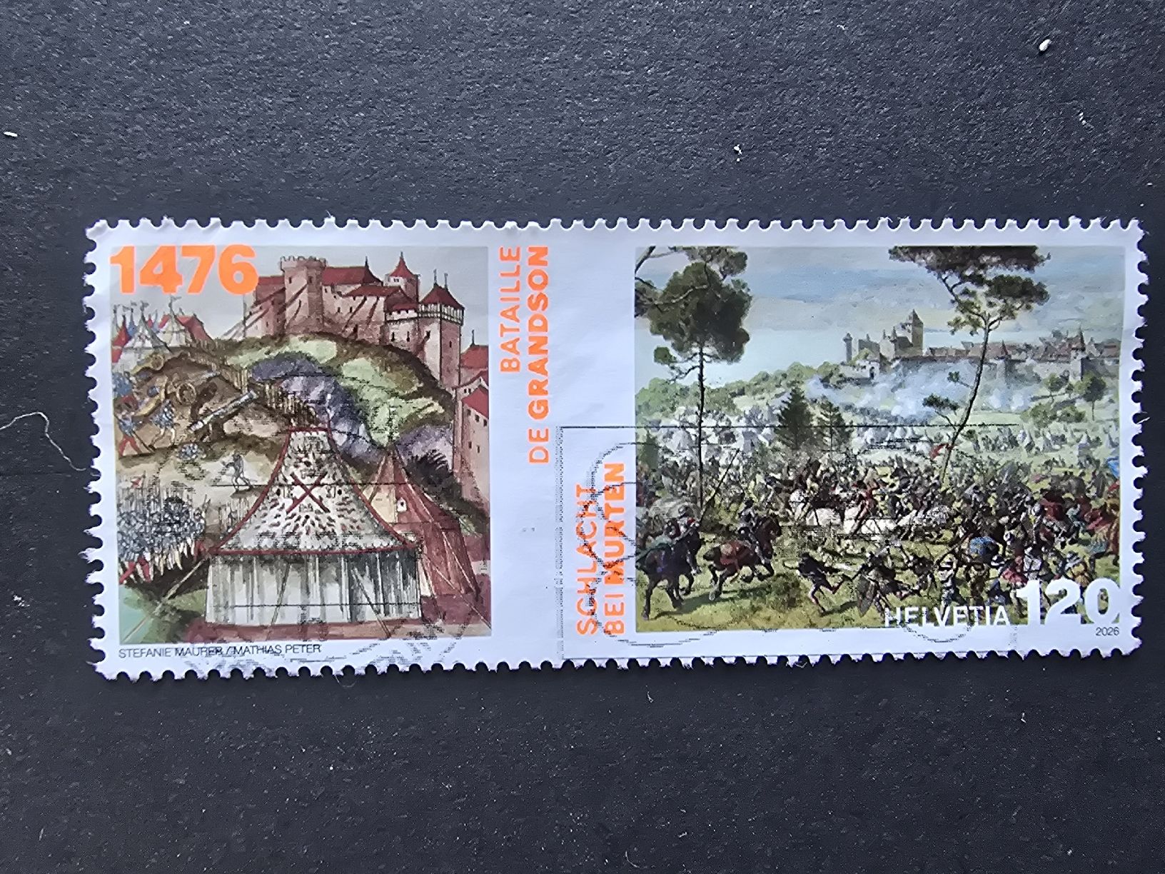 Alle Briefmarken: Briefmarken schweiz 2026 Murten – Gebraucht aus Hedingen von mickway