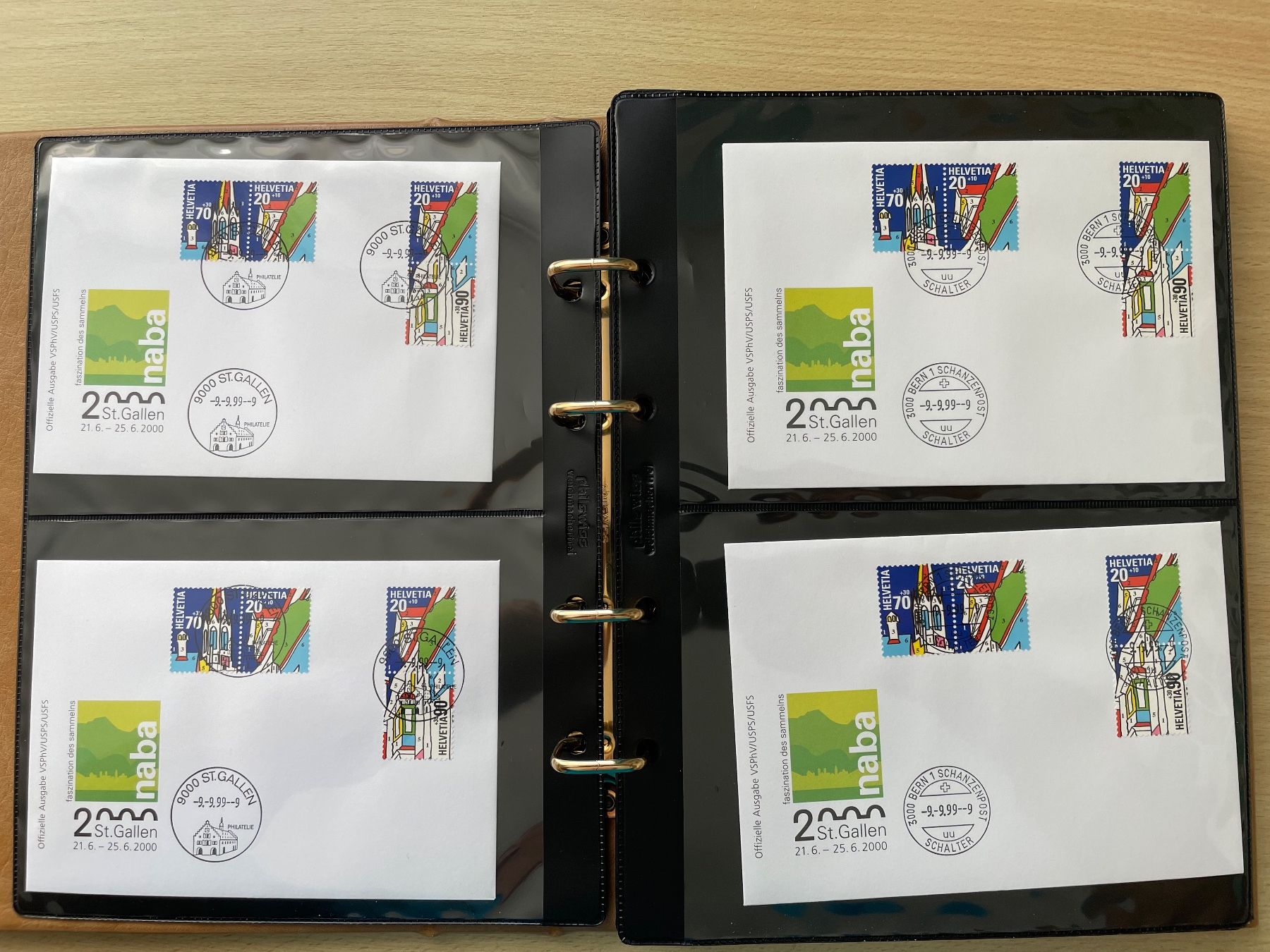 Alle Briefmarken: Magnifique classeur ouatiné à thème – Gebraucht aus Sonceboz-Sombeval von Comment2 9