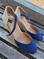 Blue espadrillas like new