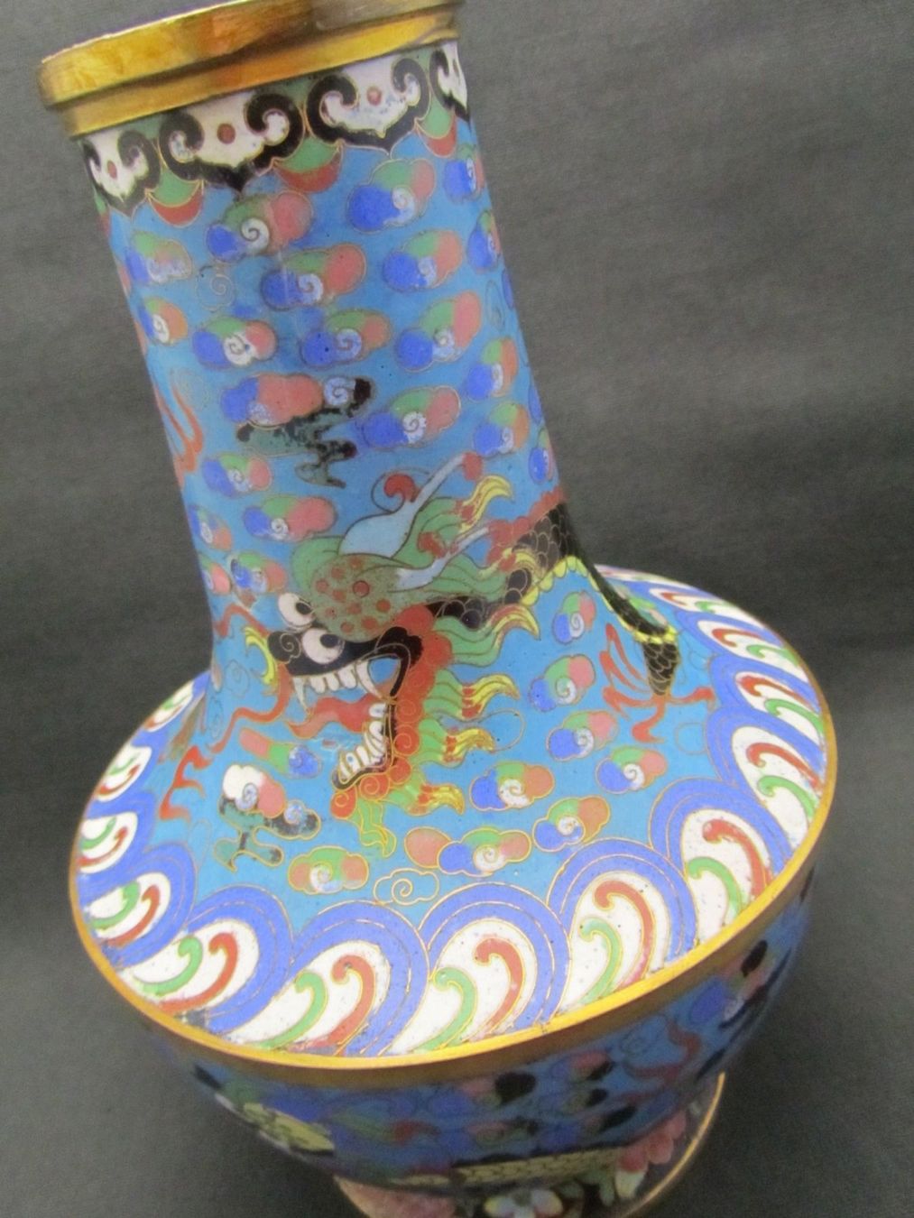 Figuren: Lampenfuss Cloisonne DRACHEN – Gebraucht aus Basel von spinne02 4