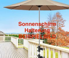 Sonnenschirmhalter für den Balkon, OHNE Schirm,VERSAND ✅