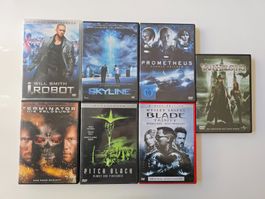 8 DVD Paket Science-Fiction/Vampire Filme