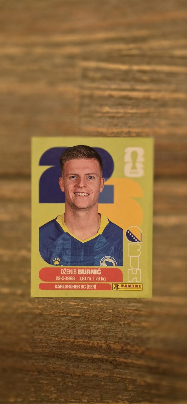 Panini Cartes à collectionner: Panini BIH 14 Dzenis Burnic – Neuf (Voir description) à Stäfa par Espresso_Macchiato
