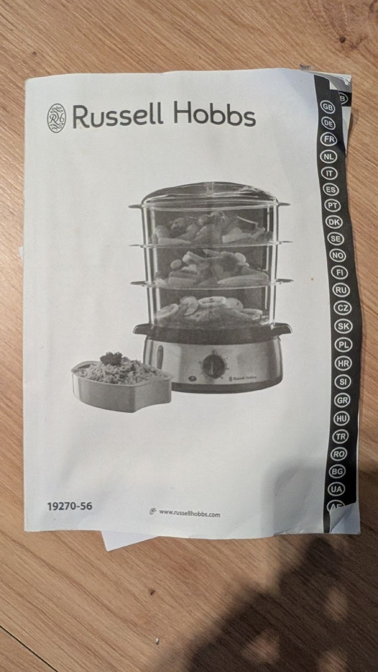 Elettrodomestici da cucina: Russell Hobbs elektrischer Dampfgarer – Usato da Rorschach venduto da Obi-Wan85 1