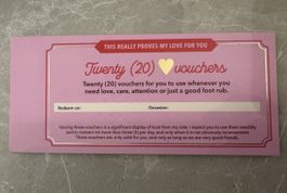 ❤️ 20 Love Gutscheine – Geschenkidee | NEU! ✨