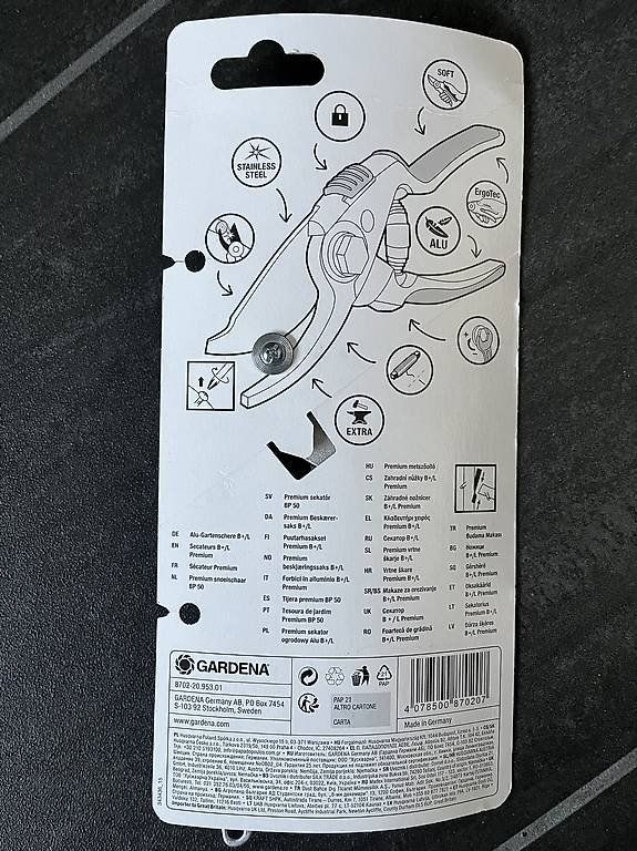 Gardena Alle Werkzeuge: Neu - Gardena Premium Gartenschere BP 50 – Neu und originalverpackt aus Matzendorf von CHFBN 1