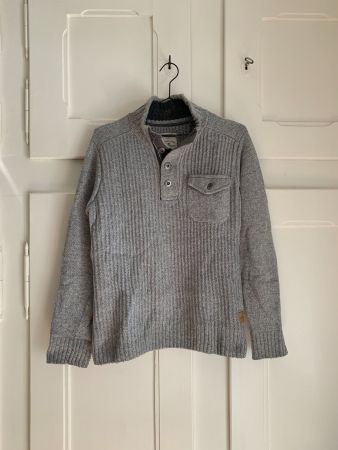 TOM TAILOR - Strickpullover hellgrau S
