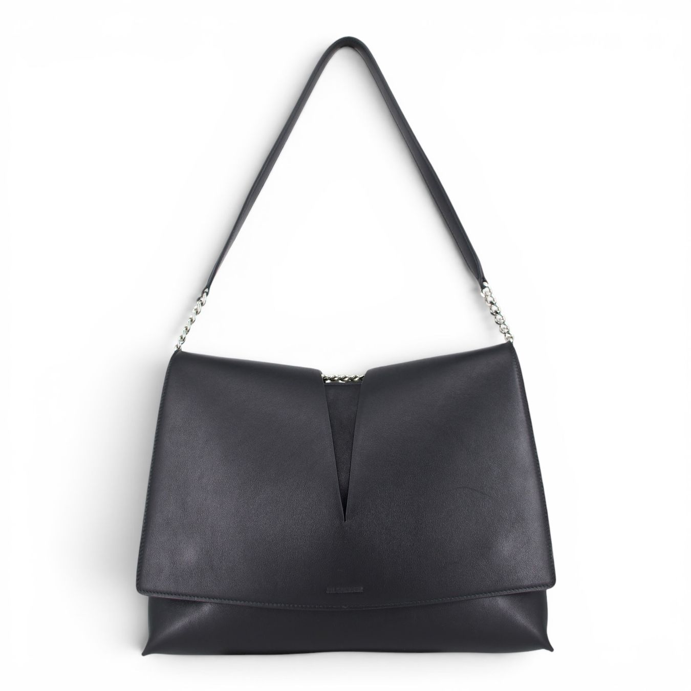 Jil Sander Taschen für Damen: Jil Sander Medium View Schultertasche schwarz – Gebraucht aus Binningen von Designerlabels