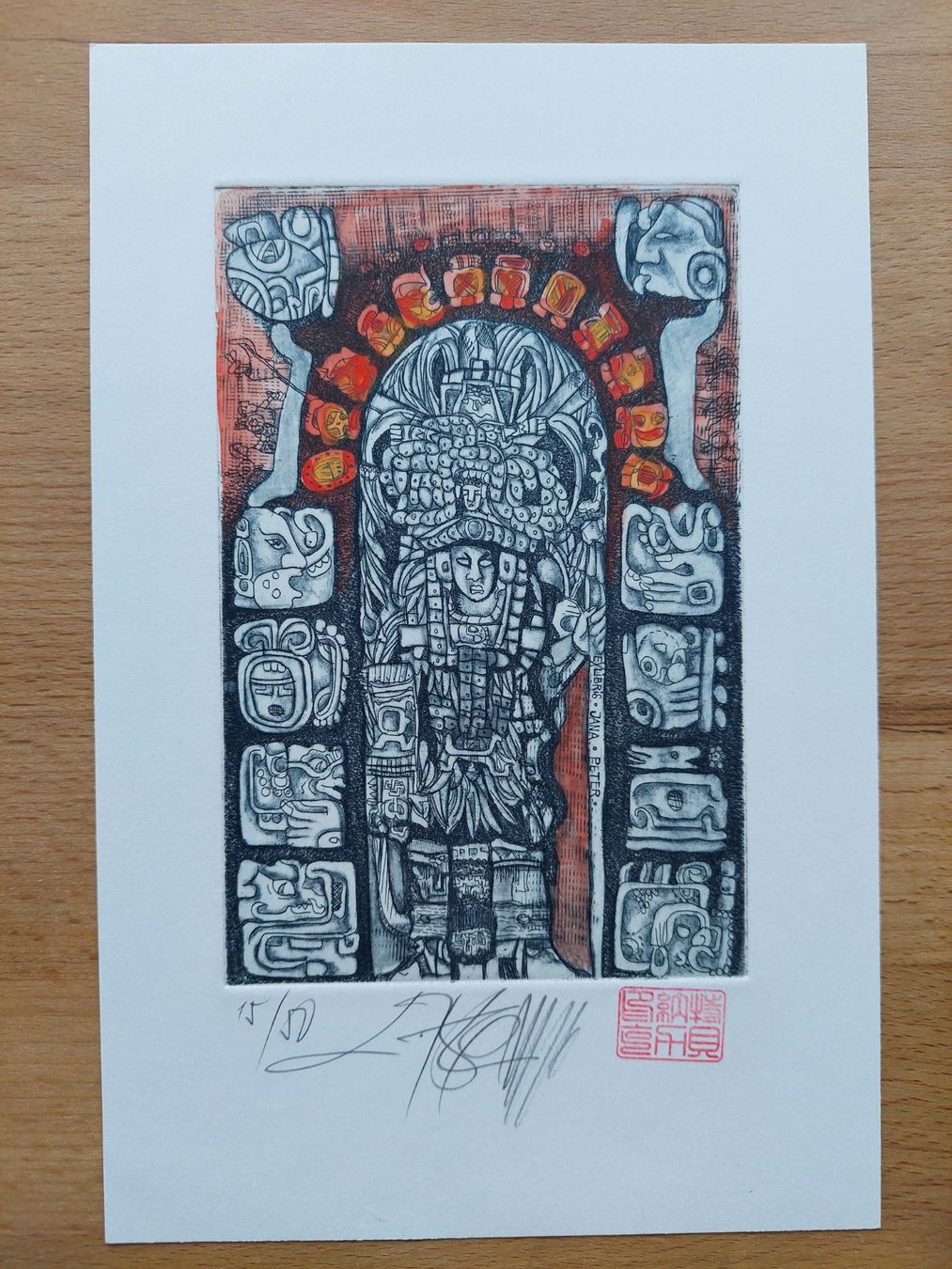 Dipinti: Exlibris Leo Bednarik - Original Radierung signiert – Usato da Obfelden venduto da Exlibris-Art