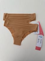 SLOGGI, Tanga ZERO FEEL, Grösse XS, 2 Stück in Hellbraun