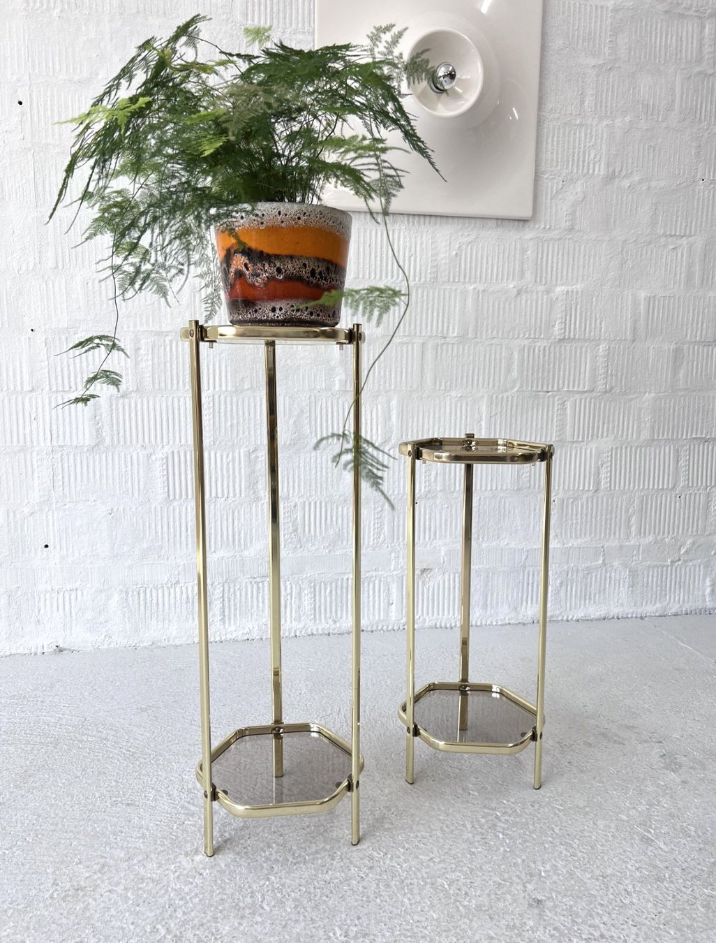 Tische: 80/90er Blumentisch I 2er Set – Gebraucht aus Walzenhausen von stilvollwohnen 1