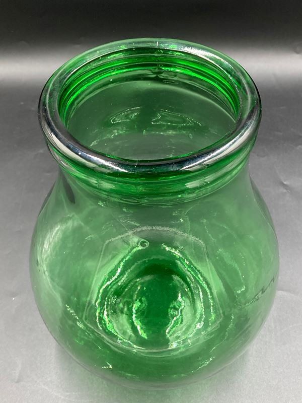 Vasi & Recipienti: Runde Glas-Vase | Grün | Höhe: ca. 30 cm – Usato da Wittenbach venduto da Restwert_St-Gallen 4