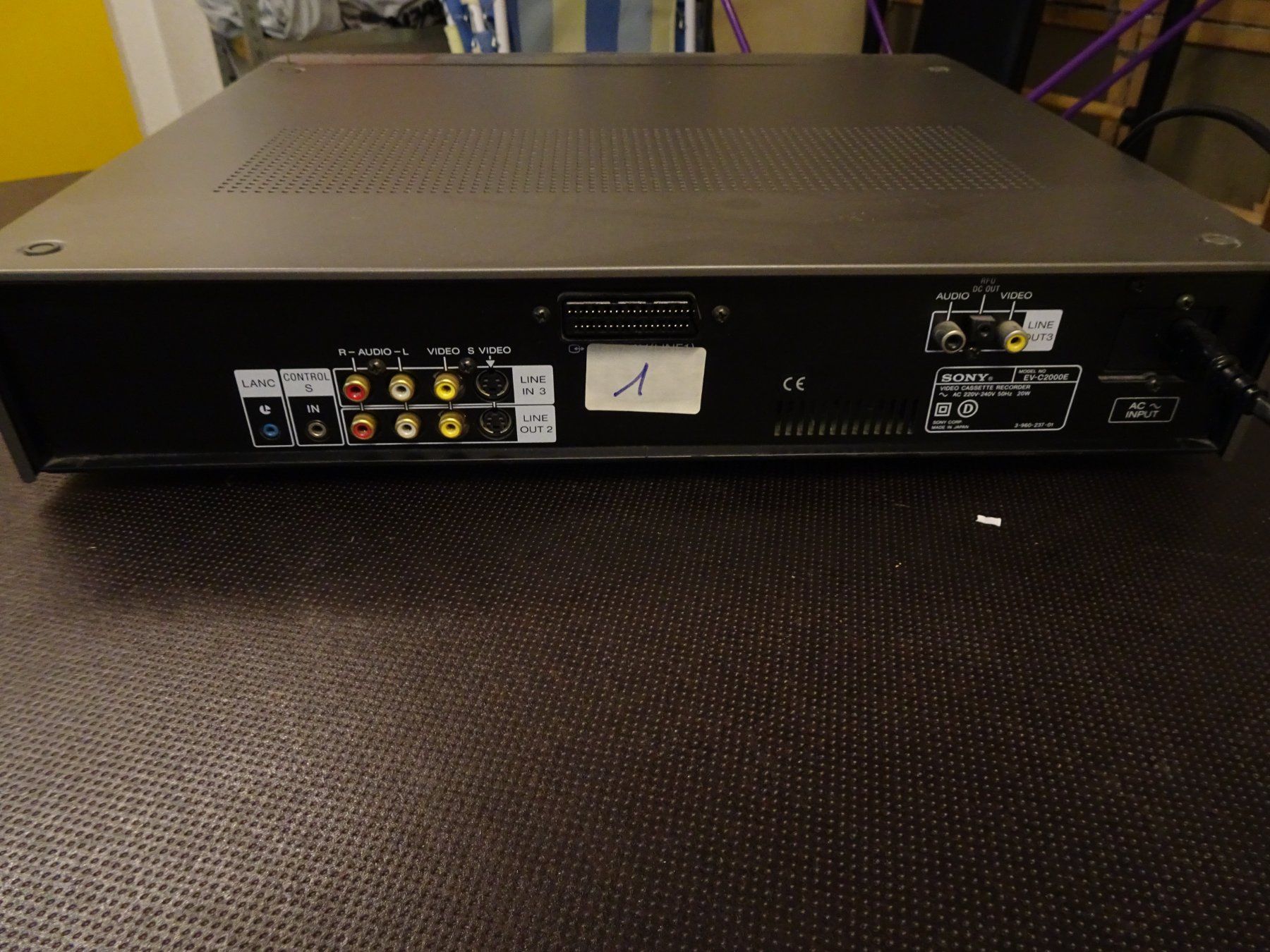 Sony Multimediaplayer & Streamer: Video Cassette Recorder Sony EV-C2000E – Gebraucht aus Oberwangen b. Bern von est_d8gf 2