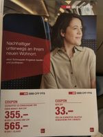 SBB Schnupper GA und Halbtax Gutschein Rabatt Coupon