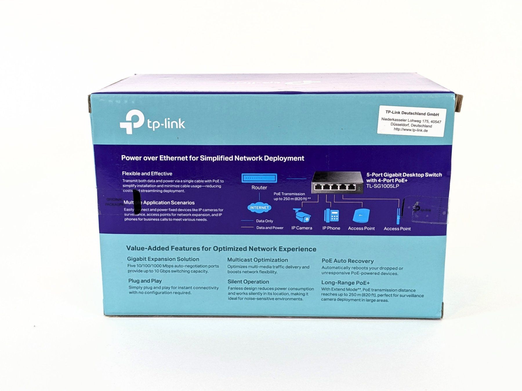 TP-Link Hub & Switch: TP-LINK 5-Port Gigabit Desktop PoE+ Switch – Nuovo (secondo la descrizione) da Thun venduto da Restwert_Thun 3