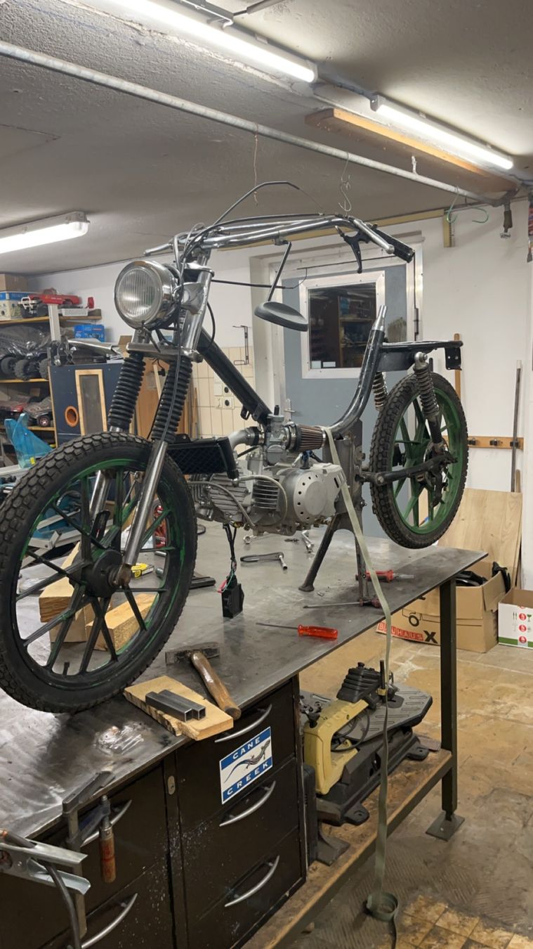 Sachs Ciclomotori: Cross Mofa Tuning Mofa Sachs 502 – Usato da Ruswil venduto da Buehrer.455