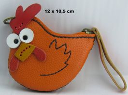 Originelles - CHICKEN - Portemonnaie/Münztäschli aus Leder