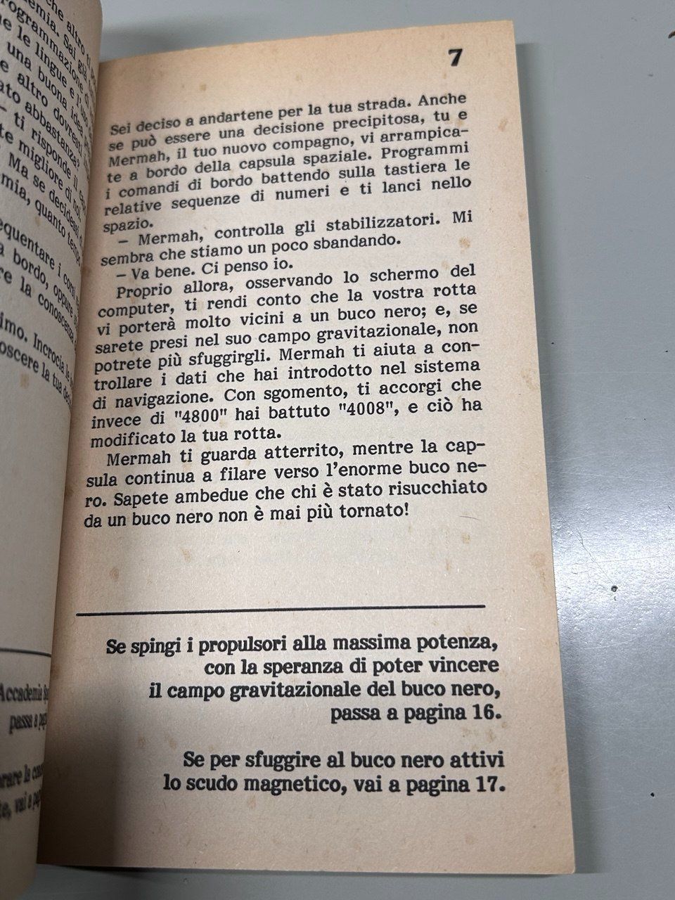 Bücher: N. 2 "Oltre lo spazio" - Edward Packard 1986 – Gebraucht aus Giubiasco von LorisVale 3