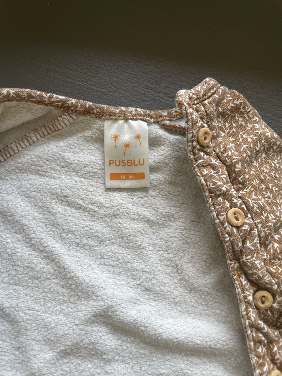 Lotti & Set di vestiti: Pusblu Set in Gr 56 braun mit Blättchenmuster – Usato da Maienfeld venduto da viola93 1