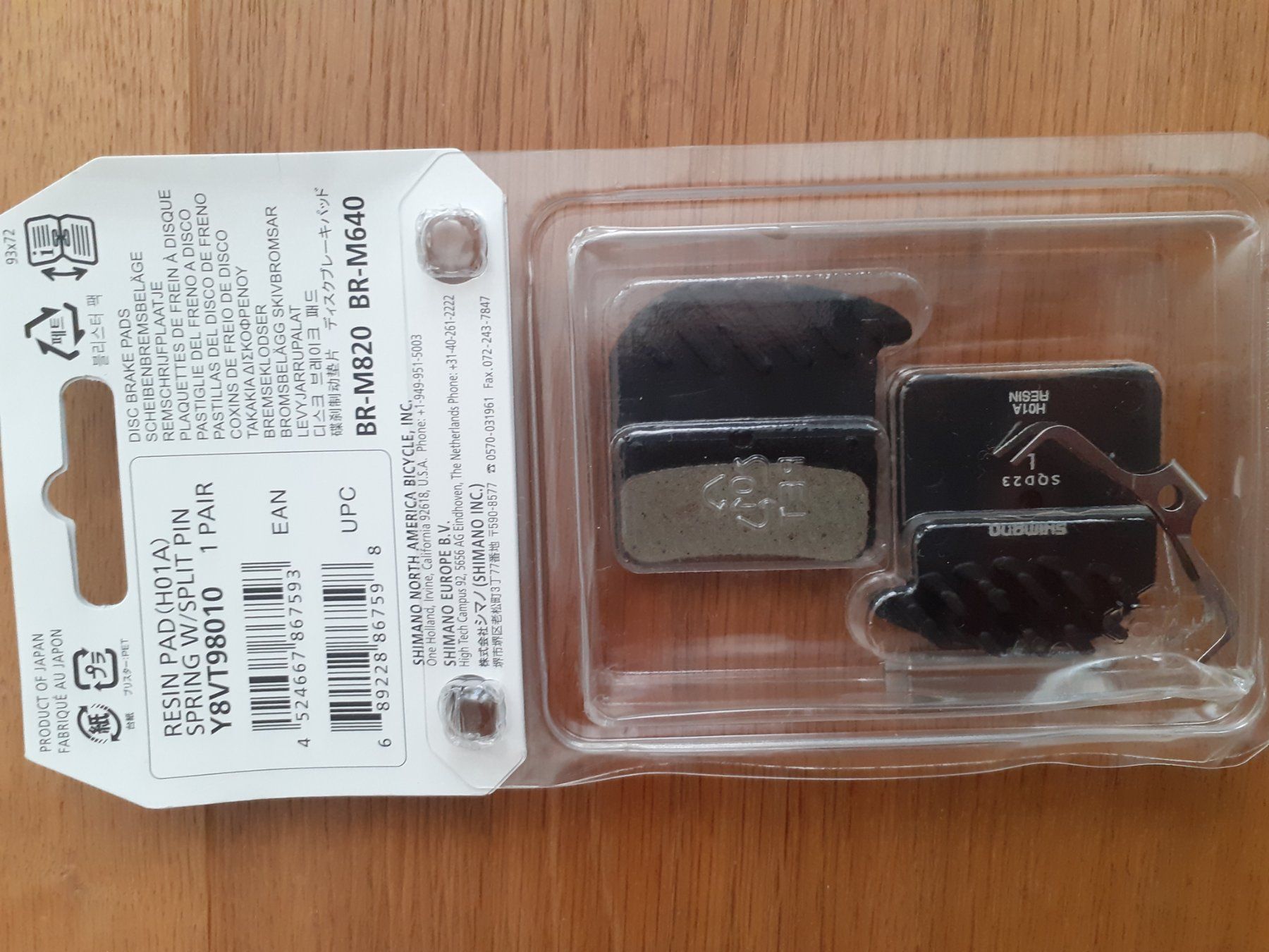 Shimano Pezzi di ricambio: Shimano DISC BRAKE PADS/H01A – Nuovo e nell'imballaggio originale da Cazis venduto da Lucio05 2