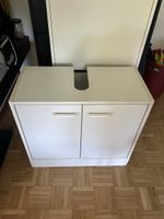 White sink cabinet 2 doors used condition