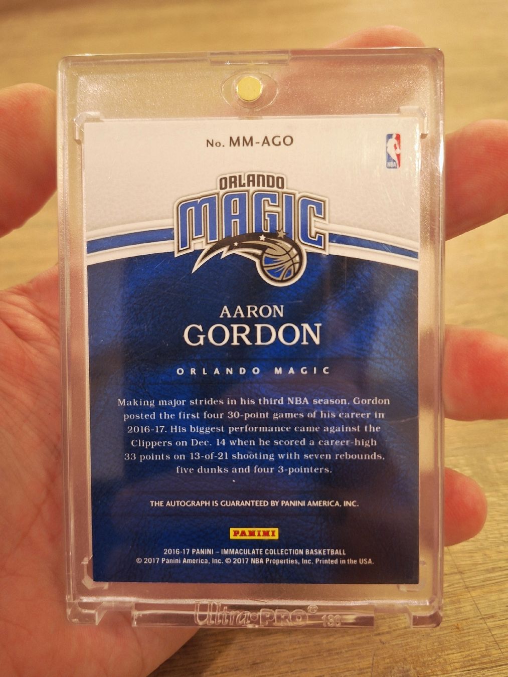 Nba Carte collezionabili: AARON GORDON AUTOGRAHP – Usato da Dietikon venduto da tel_5nn5 1