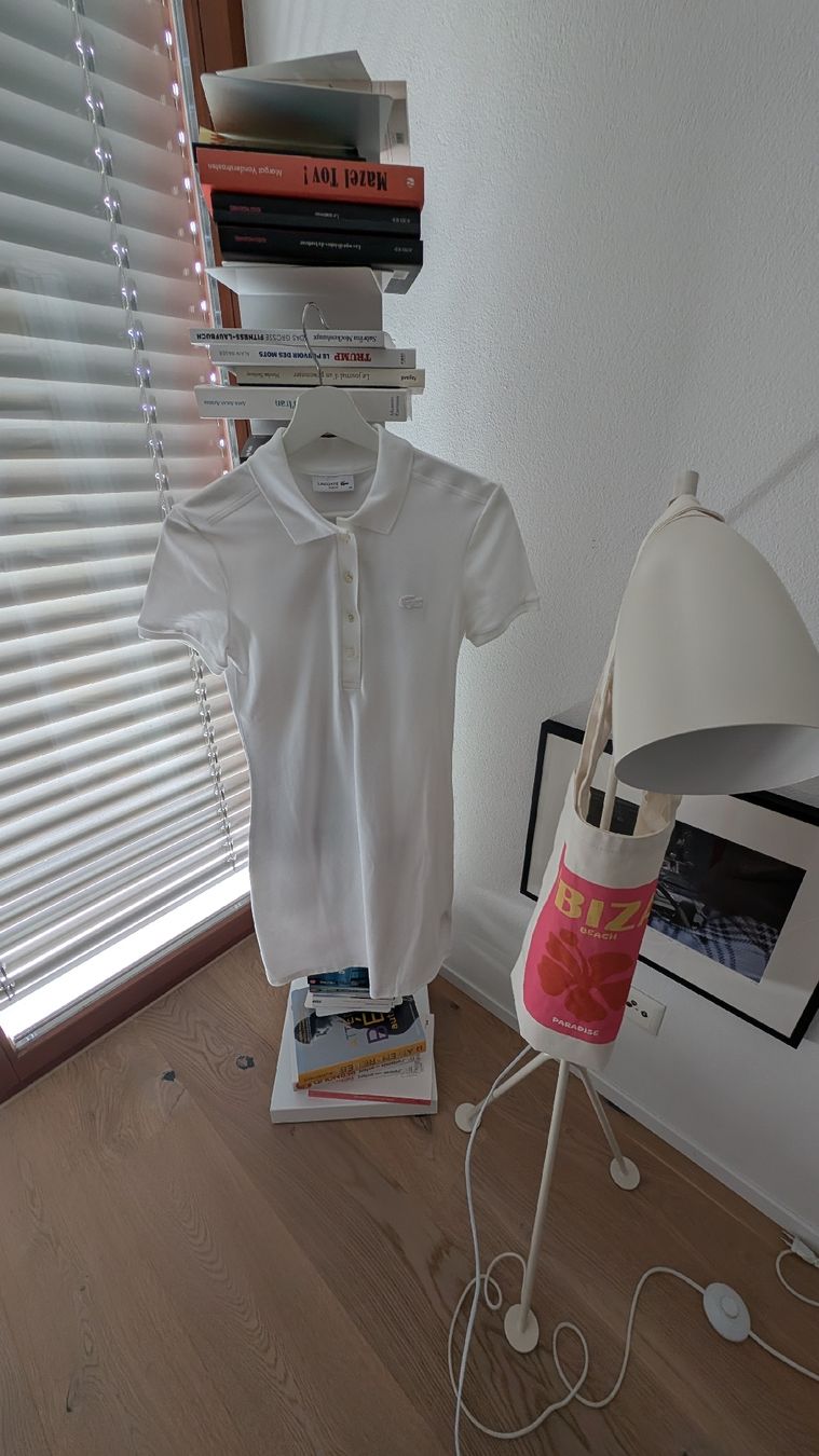 Lacoste Vestiti: Lacoste Kleid in weiss Grösse 34 – Nuovo (secondo la descrizione) da Biberstein venduto da ameliecimador