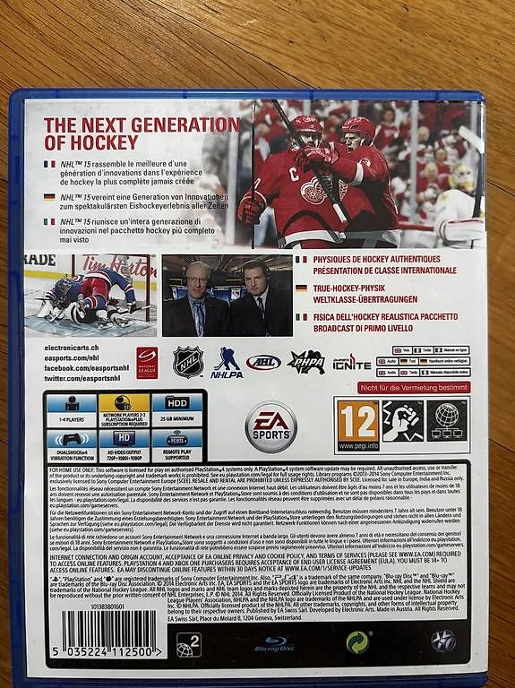 Giochi: PS4 NHL 15 – Usato da Schattdorf venduto da Dani-T 1