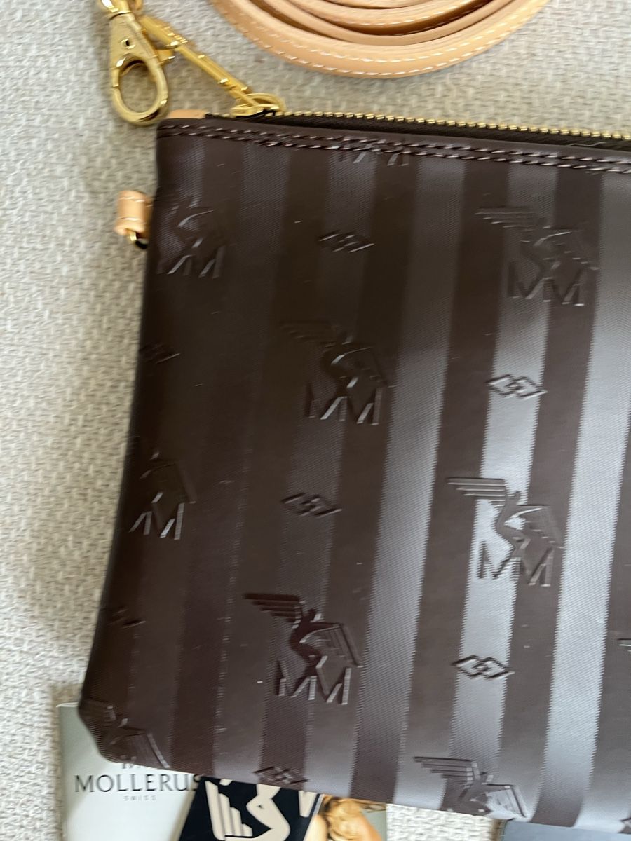 Maison Mollerus Borse da donna: Maison Mollerus Tamins Crossover Bag Brown – Usato da Lausanne venduto da Danash 8