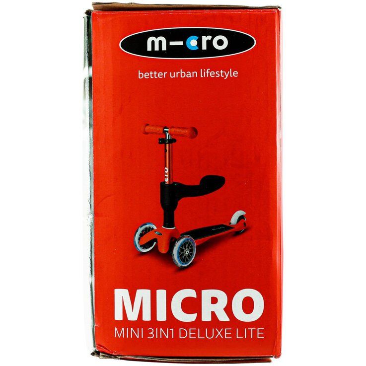 Monopattino Bambino Anni Mini Micro Deluxe Rosso Modena