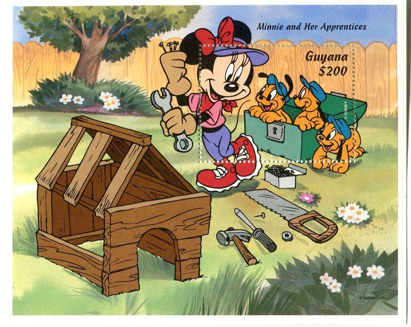 Alle Briefmarken: Block "Walt Disney. Micky Maus" Guyana – Neu und originalverpackt aus Basel von Butsch5