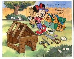 Block "Walt Disney. Micky Maus" Guyana