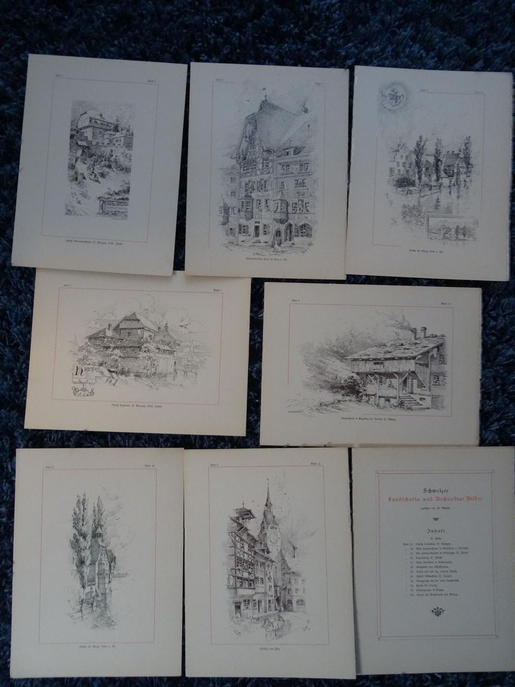 Dipinti: Schweizer Landschafts- und Architecturbilder – Usato da Lupfig venduto da JUTA09 1