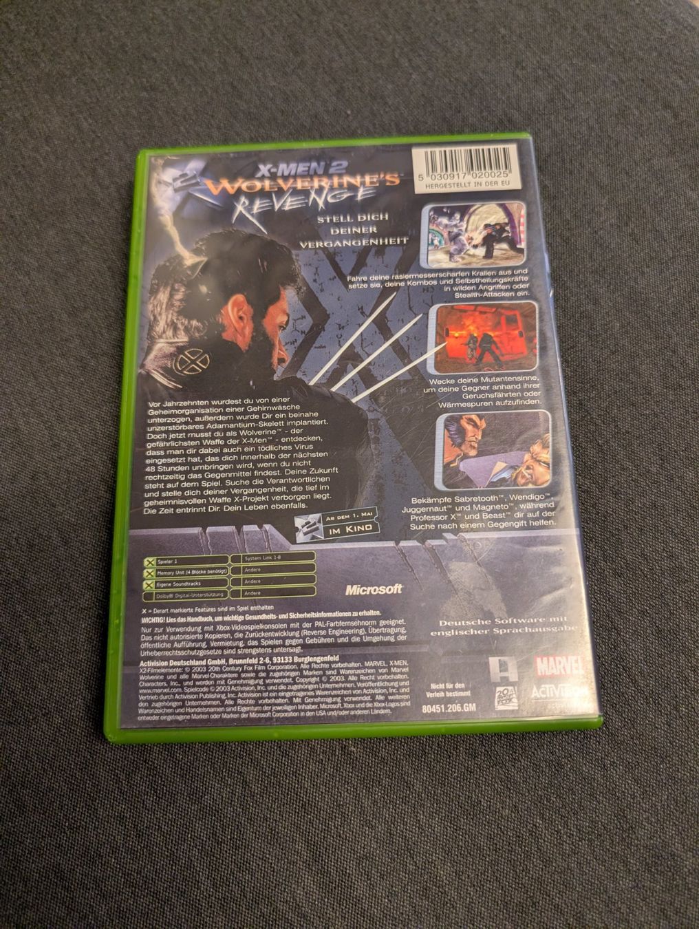 Giochi: X men 2 wolverine's revenge Microsoft Xbox – Usato da Giubiasco venduto da Ticinerd 1