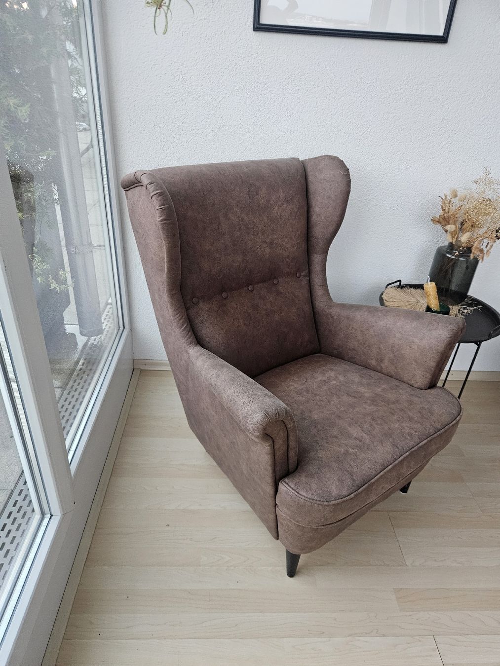 Ikea Sessel: Sessel braun STRANDMON – Gebraucht aus Zürich von dom_7d9b