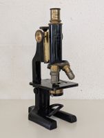 Antiker R.Winkel Mikroskop Göttingen, funktioniert