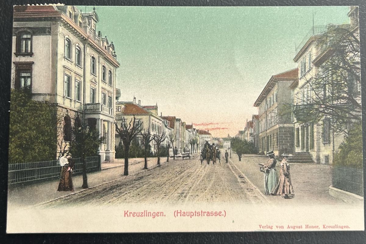 Cartoline postali: Kreuzlingen Hauptstrasse  – Usato da Horw venduto da Tellbub