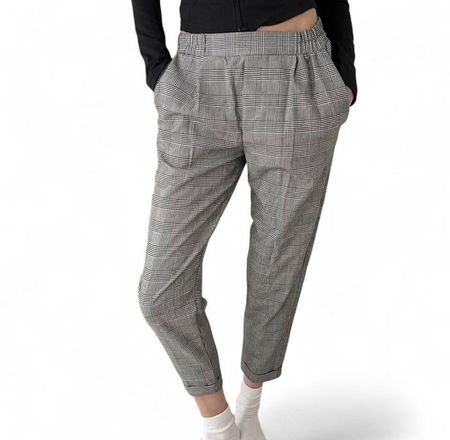 Damen Anzughose kariert Bershka
