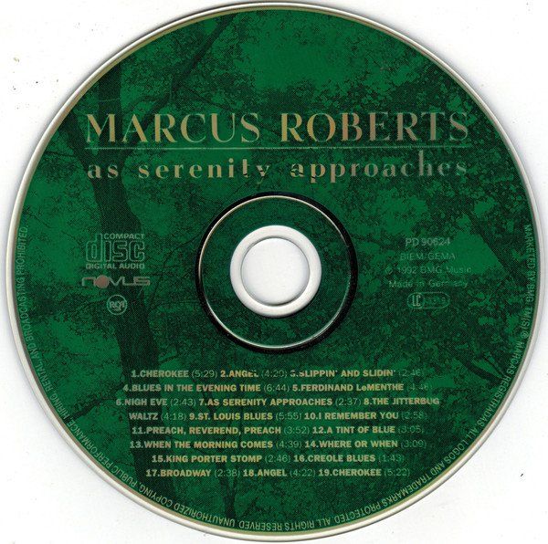 CDs: Marcus Roberts [RCA] As Serenity Approches – D'occasion à Unterbäch par fiqsa 2