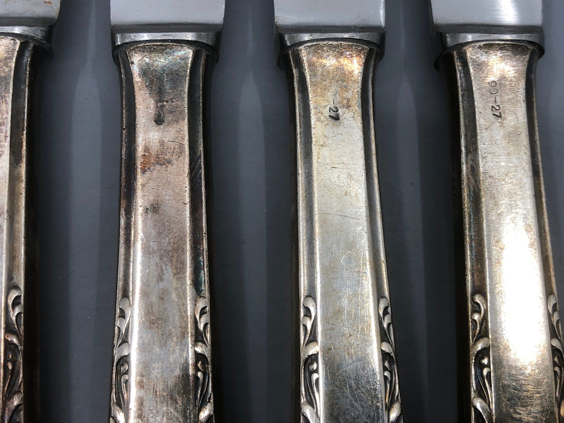 Posate: 6 Tafelmesser versilbert – Usato da Basel venduto da Tiabeanie 9