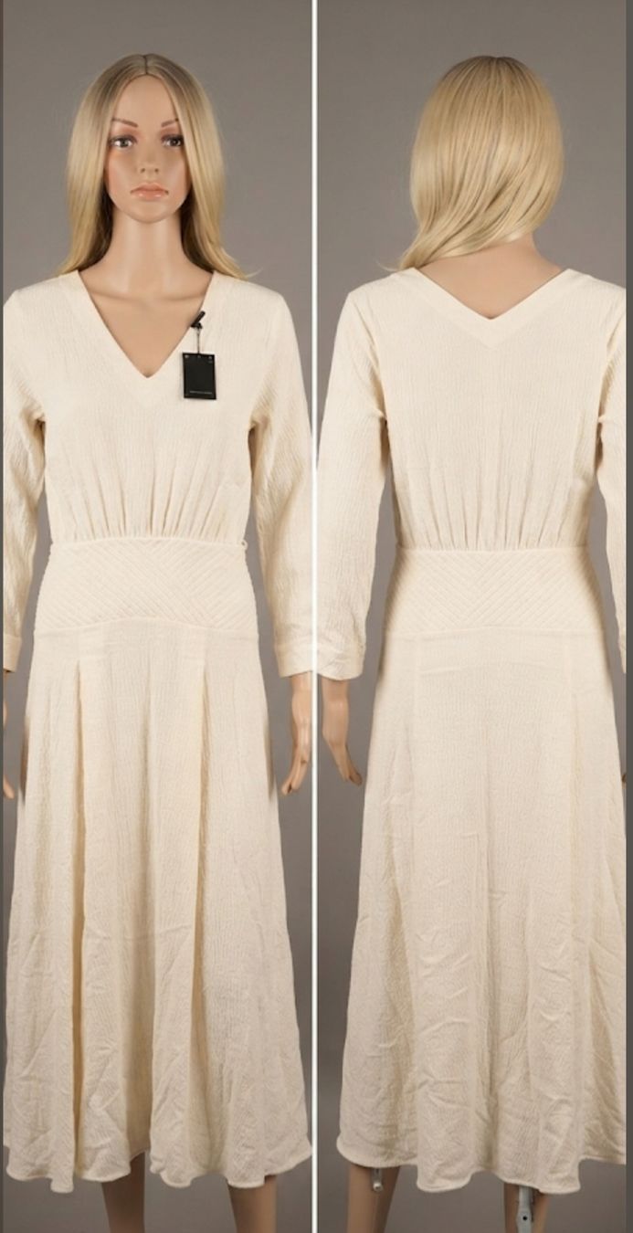 Massimo Dutti Vestiti: Robe Massimo Dutti Longue Beige Clair Taille XS/M Neuve – Nuovo (secondo la descrizione) da Niedergösgen venduto da Eva2410