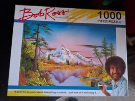 Puzzle Bob Ross 1000 Teile gebraucht guter Zustand